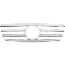 MERCEDES E-Class W210 00-02 Ribbad Silver/Krom Sportgrill AMG Sport-Look DIEDERICHS